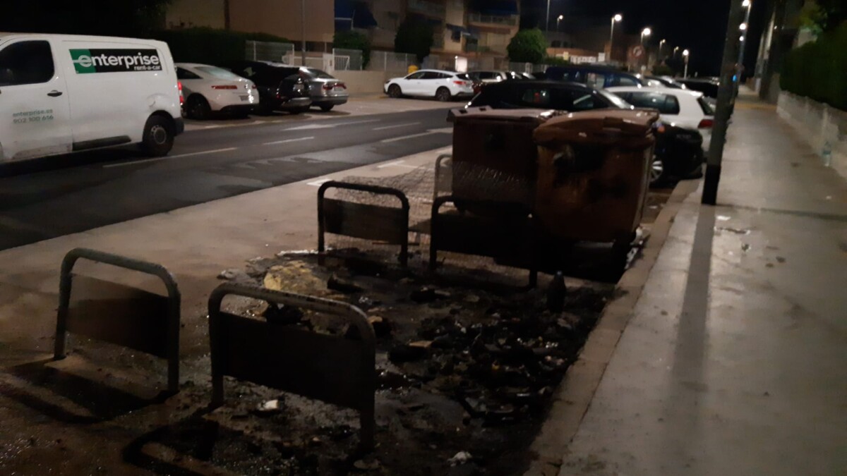 Actos vandálicos Pobla de Farnals noche electoral